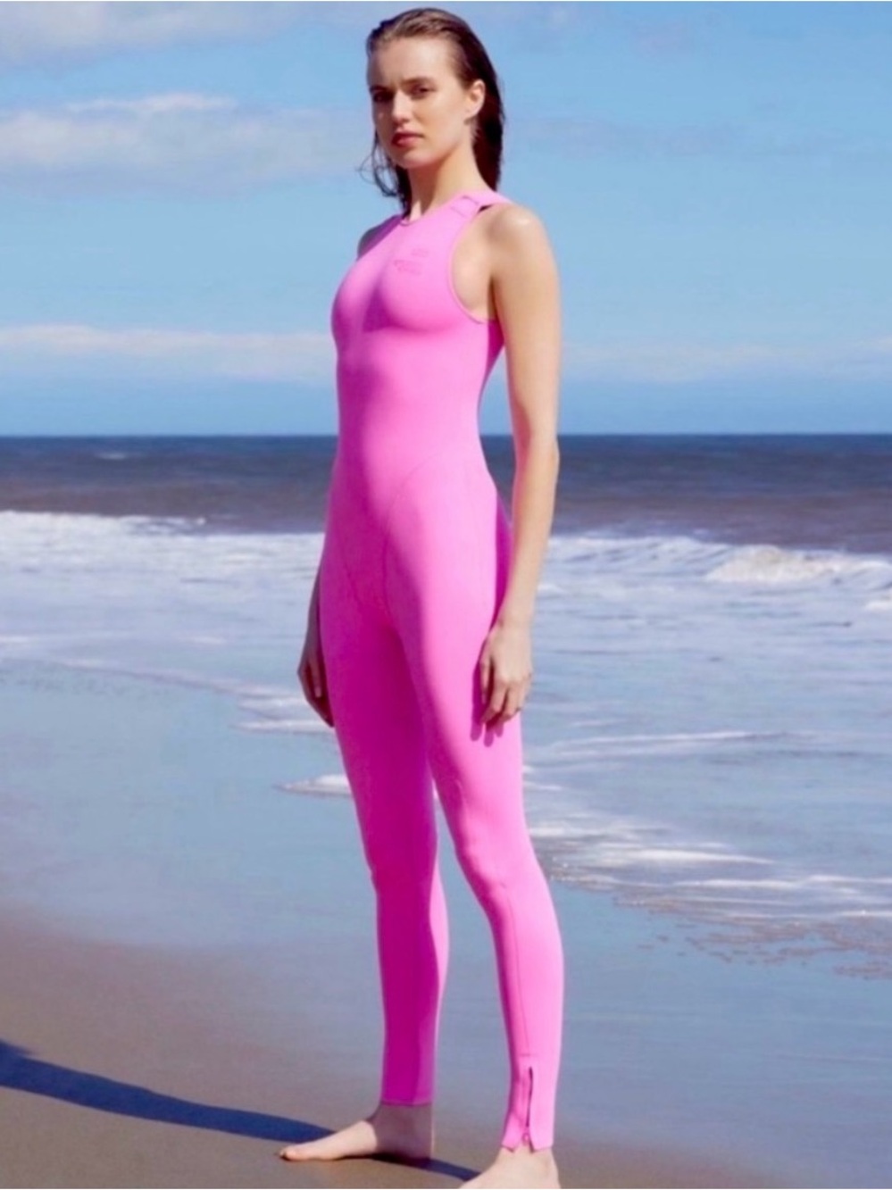 NWT SKIMS Sports Swim Full Length Scuba Suit - Taffy 2X